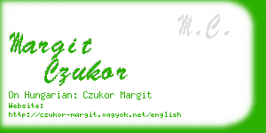 margit czukor business card